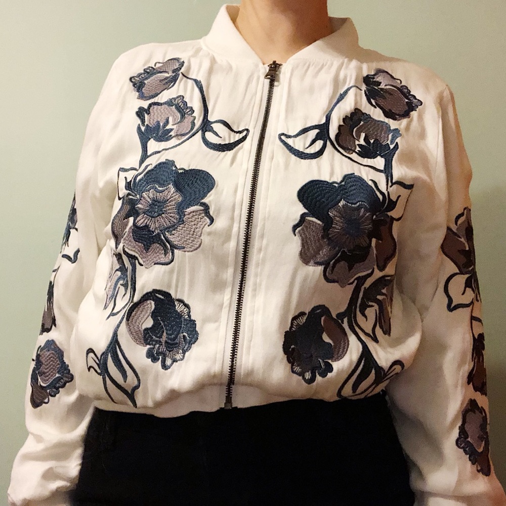 Kimchi Blue urban outfitters zip up jacket